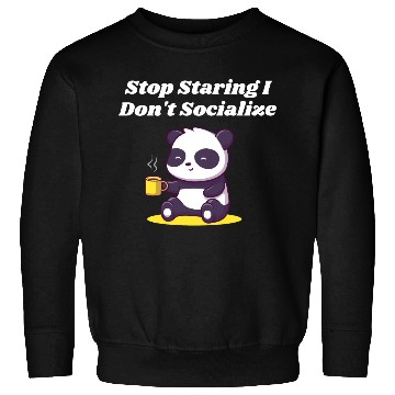 Discover Stop Staring I Dont Socialize Nerd Introvert Weird Sweatshirts