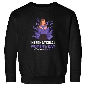 Discover International Women's Day 2023 8 March IWD Embrace Sweatshirts
