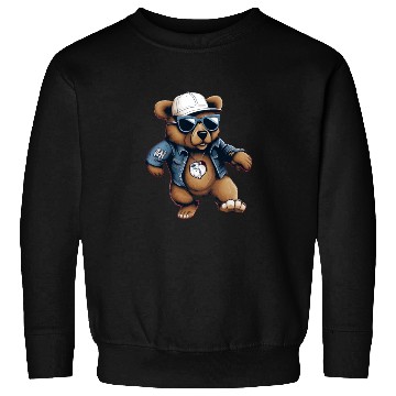 Discover Streetstyle Bear Graffiti Street Art Sweatshirts