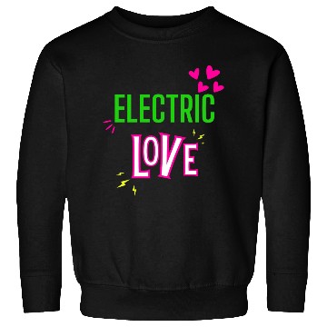 Discover Electric Love in Neon Colors: Romance and Fun! Sweatshirts