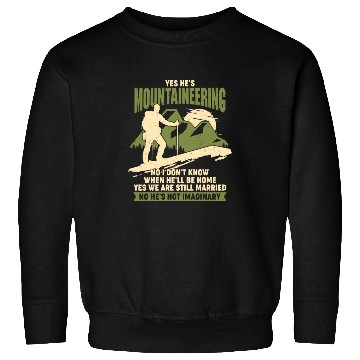 Discover Mountaineering Mountaineer Wife Couple Gift Sweatshirts
