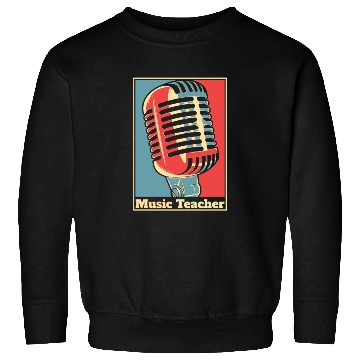 Discover Music Teacher Poster Sweatshirts