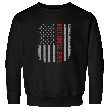 Discover Mens Best Uncle Ever US American Flag Gift For Fat Sweatshirts
