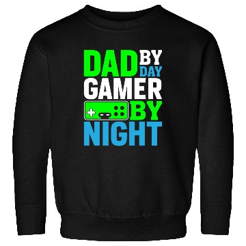 Discover Dad By Day Gamer By Night Sweatshirts