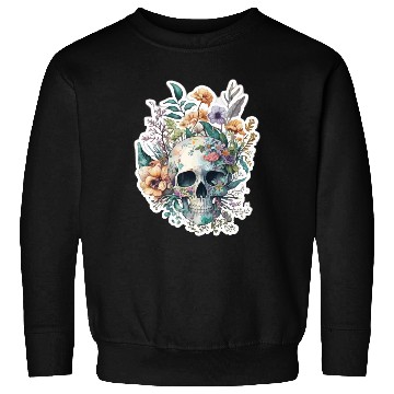 Discover Botanical Skull Design Sweatshirts