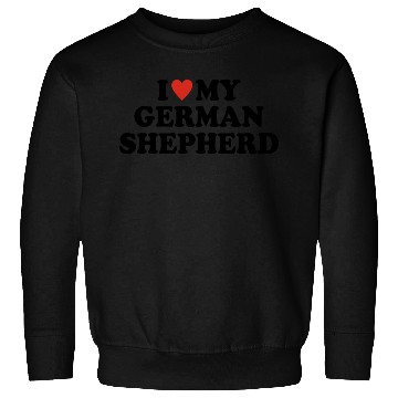Discover I love my German shepherd Sweatshirts