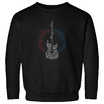 Discover Guitar Sheet Music Love Sweatshirts