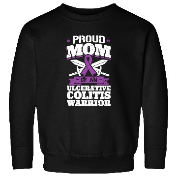 Discover Proud Mom Of An Ulcerative Colitis Warrior Sweatshirts