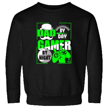 Discover Dad By Day Gamer By Night Sweatshirts