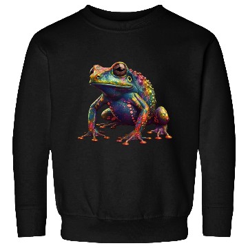 Discover Psychedelic frog in vibrant colors dart frog Sweatshirts