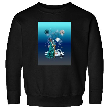 Discover Zodiac sign Aquarius in the unique version Graphic Sweatshirts