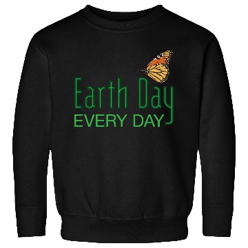 Discover Earth Day Butterfly Sweatshirts