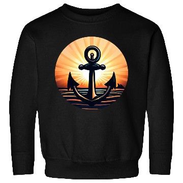 Discover Anchor in the sunset Sweatshirts