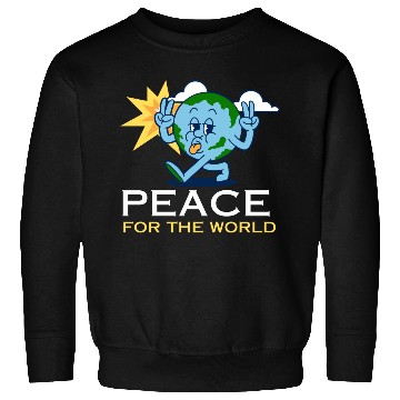Discover Spread Peace with our World-Embracing Design Sweatshirts