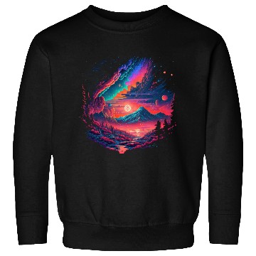 Discover Galaxy Mountain Sweatshirts