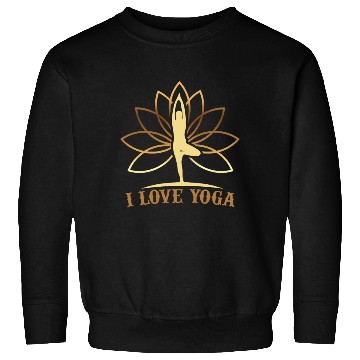 Discover I Love Yoga Sweatshirts