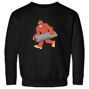 Discover Harmonica Carrying Cool Bigfoot Sweatshirts