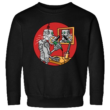 Discover Robot Shaves Sweatshirts