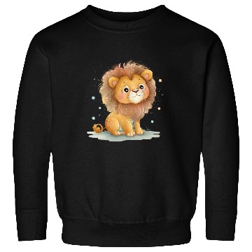 Discover Sweet Pastel Lion Drawing Sweatshirts