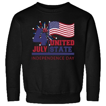 Discover 4th July Independence Day US Flag United States Sweatshirts