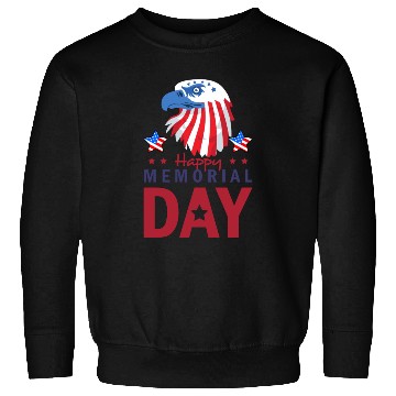 Discover Happy Memorial Day Veterans Brave US Eagle Stars Sweatshirts