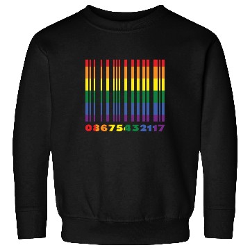 Discover Bar Code Gay LGBTQ Rainbow LGBT Pride Month Sweatshirts