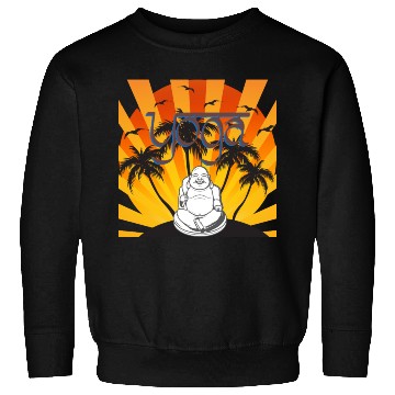 Discover Jnanamama Yoga Maternity Buddha Sweatshirts