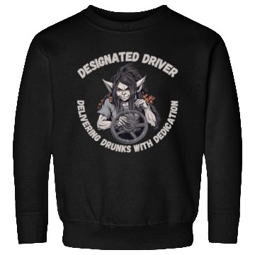 Discover Designated Driver, Delivery Sweatshirts