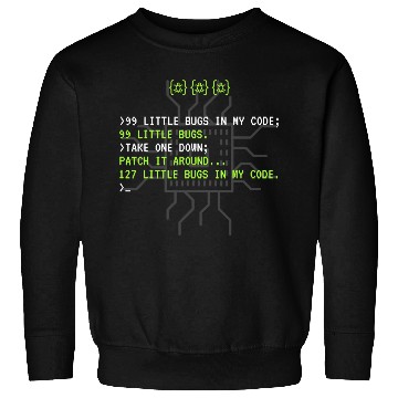 Discover Funny Programmer Coding Debugger Hacker Computer Sweatshirts
