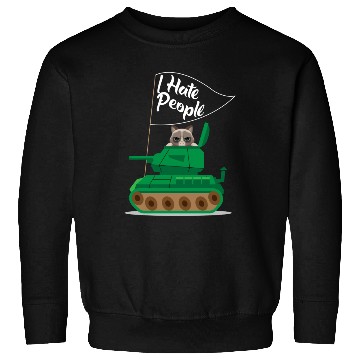 Discover I Hate People Cat Tank Funny I Hate People Sweatshirts