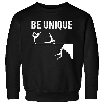 Discover Be Unique Rock Climbing Girl Motivational Design Sweatshirts
