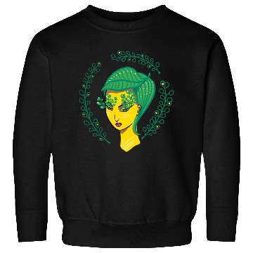 Discover Hello Spring Green Witch Mother Nature Sweatshirts
