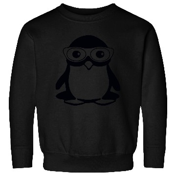 Discover Penguin with glasses, vector illustration Sweatshirts