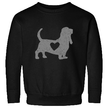 Discover Black Basset hound Sweatshirts