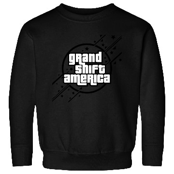 Discover Unique Gta Parody Grand Shift America Sweatshirts
