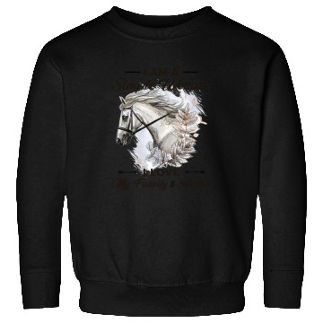 Discover I Am A Simple Woman I Love My Family And Horses Sweatshirts