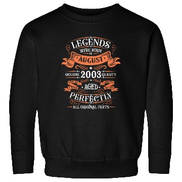 Discover August 2003 anniversary 2003 legends August Sweatshirts