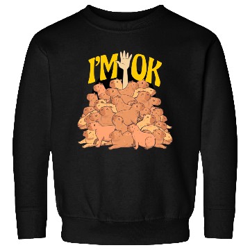 Discover Capybaras I m Ok Funny Capybara Lover Sweatshirts