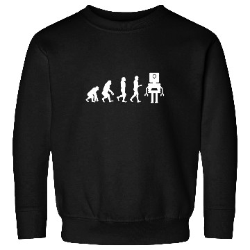 Discover Funny Robotic Machine Learning AI Evolution Robot Sweatshirts