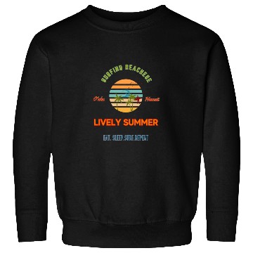 Discover Oahu Surfing Beaches Sweatshirts