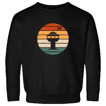 Discover Retro Air Traffic Control Tower Sweatshirts