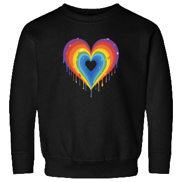 Discover Embrace LGBT Pride: Rainbow Heart, Gay, Lesbian, Sweatshirts