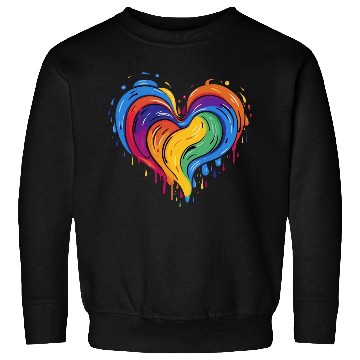 Discover Love is Love: LGBT Rainbow Heart for All Sweatshirts