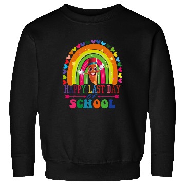 Discover Groovy Happy Last Day of School Teacher Student Sweatshirts