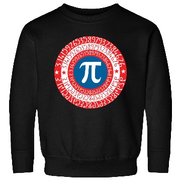 Discover Captain Pi Superhero Shield Sweatshirts