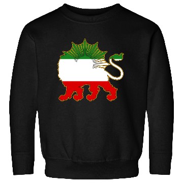 Discover Lion and Sun Flag Sweatshirts