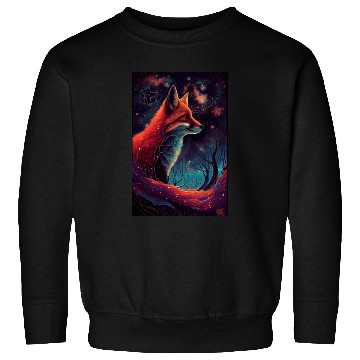 Discover Fox Galaxy Nature Sweatshirts