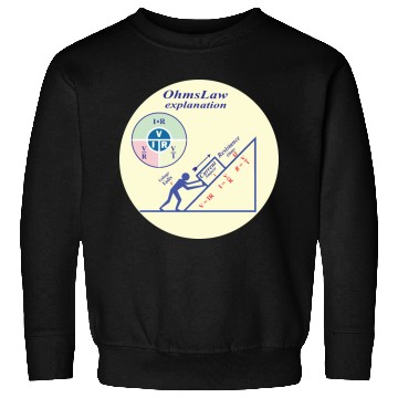 Discover Electrical engineering ohm Law explanation Sweatshirts