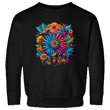Discover colorful floral bouquet graphic design Sweatshirts