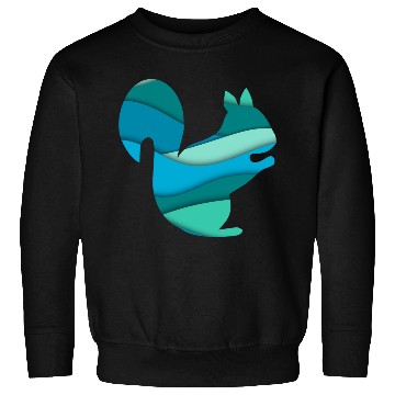 Discover Teal Squirrel Sweatshirts